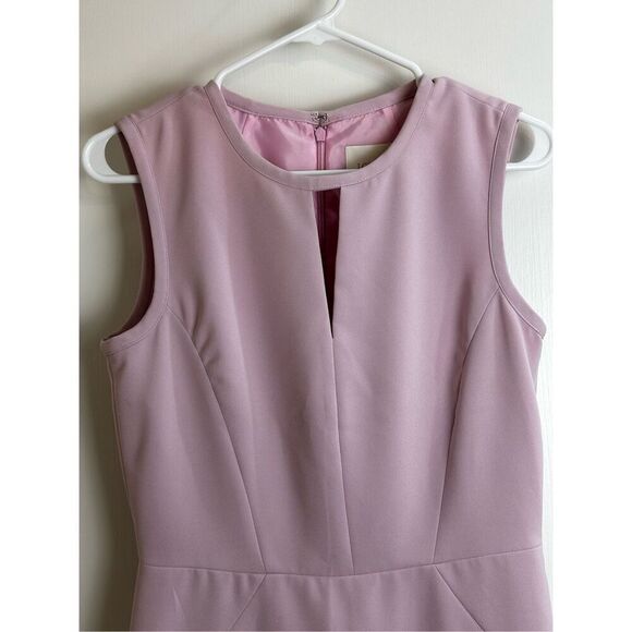 J Crew Suiting size 4 pink lined sleeveless A line dress - Picture 3 of 9